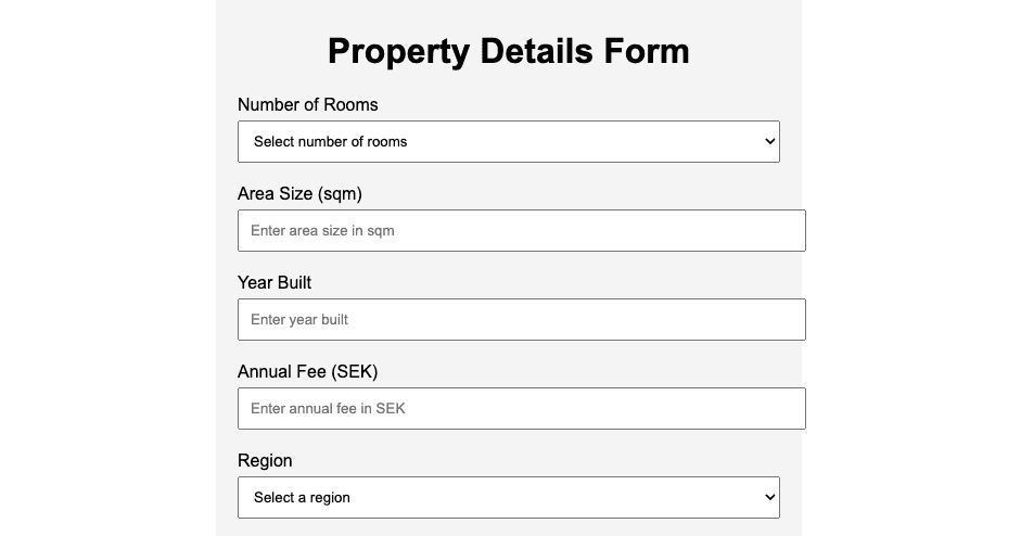 Apartment Price Predictor preview